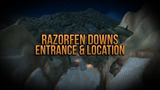 Razorfen Downs dungeon entrance amp location  WoWDB [upl. by Mond]