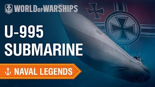 ⚓ Naval Legends Marathon Submarine U995  🔊 Now in 6 languages [upl. by Fosdick85]