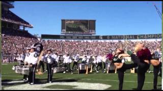 2013 MSU Drumline 3rd Quarter Cheer  GoPro [upl. by Ayatnwahs]