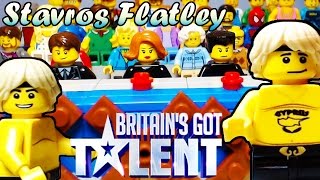 Lego Britains Got Talent  Stavros Flatley Audition [upl. by Lonny653]