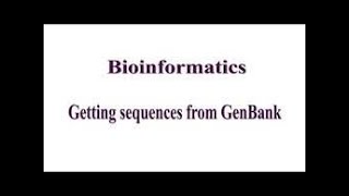 GenBank NCBI How to retrieve nucleotide sequence from NCBI GenBank [upl. by Taran]