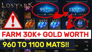 7 BESTHIDDEN WAYS To Farm T2 MATS 960 to 1100  Lost Ark [upl. by Imhskal819]