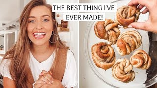 I MADE SWEDISH CARDAMOM BUNS  Kristins Kitchen [upl. by Atnoed]