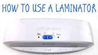 HOW TO USE A LAMINATOR  HOW TO LAMINATE EVERYTHING [upl. by Halak]