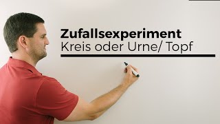 Simulation Zufallsexperiment mit Kreis oder UrneTopf mit Kugeln Stochastik  Mathe by Daniel Jung [upl. by Annwahsal]