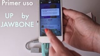 Jawbone UP V2  Review 2013 PRIMER USO Start Up Pulsera UP  Español [upl. by Thomasina]