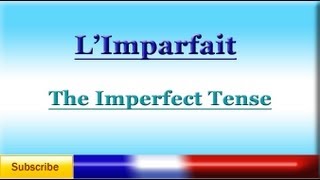 French Lesson 66  Learn French Imperfect Tense  LImparfait  El Tiempo Imperfecto en Francés [upl. by Cindy]