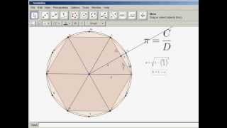 Finding Pi by Archimedes Method [upl. by Nylecaj]