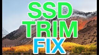 100 Trim Fix High Sierra APFS  HFS  1013x [upl. by Yelekreb]