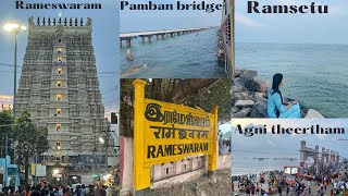 Rameswaram darshan  Yatra Rameswaram 2022  Pamban bridge [upl. by Sami769]