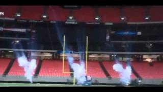 Kurt Angle PYRO in WWE Pyro test for Wrestlemania 27 [upl. by Kan]