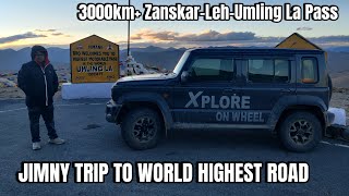 Jimny camping trip starts to Zanskar Leh  Ladakh 2024  ep01 jimnycamping jimnyadventure [upl. by Eilloh]