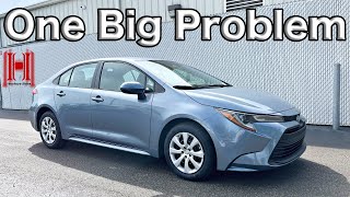 2024 Toyota Corolla le has One BIG Problem All Specs amp Test Drive [upl. by Atel]