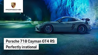 The new Porsche 718 Cayman GT4 RS Perfectly irrational [upl. by Yecal542]