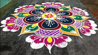 Pongal special creative rangoli 1026 [upl. by Timofei]