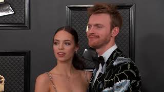 Finneas OConnell On The Red Carpet  Fashion Cam  2020 GRAMMYs [upl. by Litch]