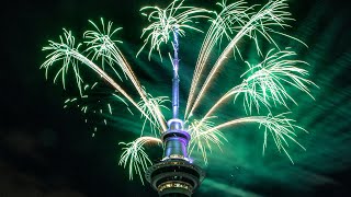 Watch New Zealands 2021 New Year fireworks display [upl. by Ashley]