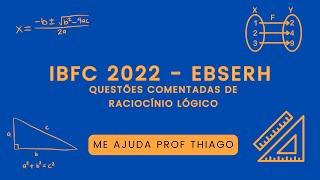 IBFC 2022  EBSERH  RACIOCÍNIO LÓGICO  Para o seu casamento Adriana deve escolher três músicas [upl. by Arbed197]