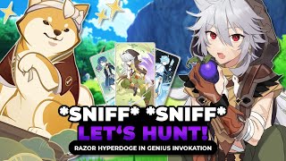 Razor Hyperdoge deck is the new meta of Genius Invokation TCG  Genshin Impact TCG guide [upl. by Smada]