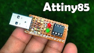 Programming Attiny85 IC Directly Through USB  Attiny Programming Without Arduino [upl. by Alta]