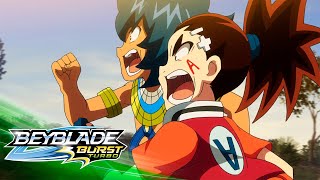 BEYBLADE BURST TURBO  Ép45 Entraînement Turbo  Ép46 Un affrontement aérien [upl. by Ellary142]