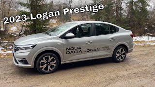 Noua Dacia Logan Prestige 2023 Prezentare [upl. by Oniotna492]