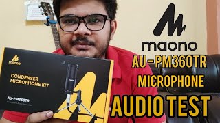 MAONO AUPM360TR MICROPHONE  AUDIO TEST  HEADPHONES RECOMMENDED [upl. by Bridwell]