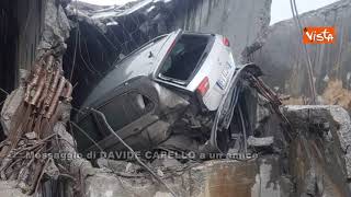 Crollo Ponte Morandi il portiere salvo per miracolo quotSono precipitato giù col pontequot [upl. by Ximena]