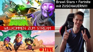 Brawl Stars und Fortnite mit Zuschauern Kommt alle ran 🥳🥳 [upl. by Pammy]