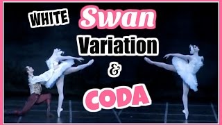 White Swan Variation amp Coda with Ballet Commentary  Kathryn Morgan [upl. by Idurt916]