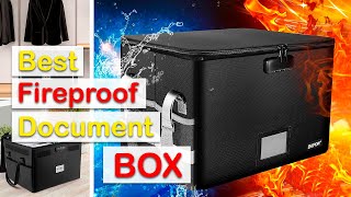 5 Best FIREPROOF Document Box 2024 Amazon ✅ [upl. by Chris982]