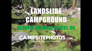 Landslide Campground  Sequoia National Forest CA [upl. by Nancie]