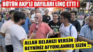 AKPli dayıları linç etti   quotAllah belanızı versin beyniniz afyonlaşmışquot  Amca çileden çıktı [upl. by Lipkin]