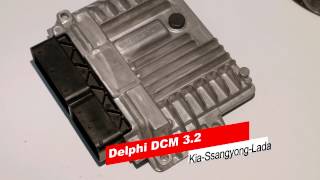 Delphi DCM 32 using Ktag BDM [upl. by Attelrak]