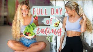 FULL DAY OF EATING » plant based ☆ [upl. by Lydnek]