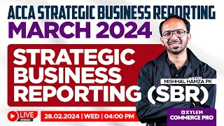 ACCA Strategic Business Reporting March 2024  Strategic Business ReportingSBR  Xylem ACCA [upl. by Stimson]