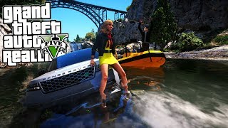 РЕАЛЬНАЯ ЖИЗНЬ В GTA 5  ПРАНК ОТ СЫНА ДЕВУШКА СЕЙЧАС УТОНЕТ [upl. by Binette]