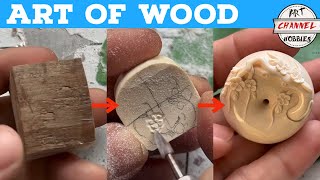 Art Of Wood 木雕艺术 雕刻教程 [upl. by Attaynek735]