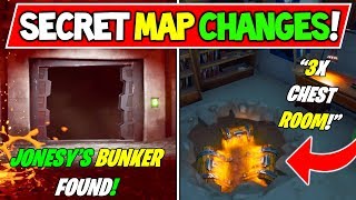 NEW FORTNITE SECRET MAP CHANGES v900 quotPEELYS BUNKERquot  quotJOHN WICKS HOUSEquot Season 9 Storyline [upl. by Gotthard]