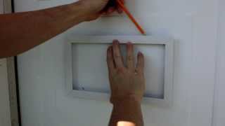 How To Install Garage Door Vents [upl. by Rockwell]