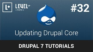 Drupal Tutorials 32  Updating Drupal Core [upl. by Lynett]