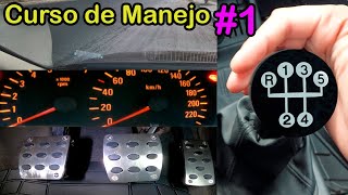 clase de manejo gratis 1 para PRINCIPIANTES desde cero aprende standard manual manejar carro [upl. by Aloke]