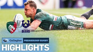 Leicester v Bristol  HIGHLIGHTS  Bonus Points Win  Gallagher Premiership 202223 [upl. by Ellek]