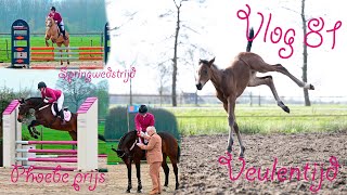 ❤ Phoebe klaarmaken voor het VWF en SPRINGwedstrijd ❤  Horsetime with Kelly vlog 81 [upl. by Vogel]