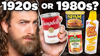 100 Years of Iconic Foods Taste Test [upl. by Ansel]