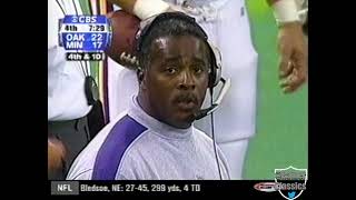 1999  WEEK 2  OAK  MIN NFL PRIMETIME [upl. by Ocirrej]