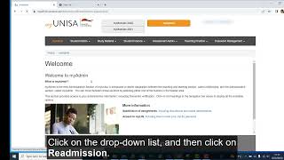 Unisa  How to apply for readmission [upl. by Christyna617]