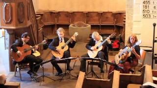 Take Four Guitar Quartet  Waltz  Schostakowitsch [upl. by Deonne602]