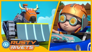 Rusty amp the Runaway Bulldozer ⚒️ Rusty Rivets  Cartoons for Kids [upl. by Leoj]