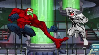 MUGEN Battle Showcase Toxin vs AntiVenom [upl. by Nipsirc]